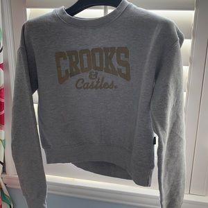 Crooks and Castles grey crewneck